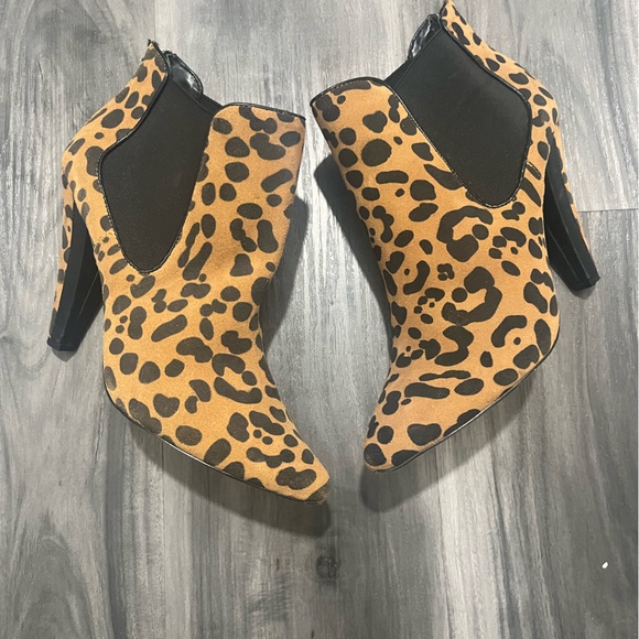 DV by Dolce Vita Shoes - DV by Dolce Vita Leopard Print Ankle Boots